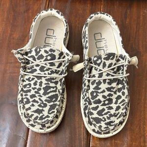 Hey Dude Wendy Cheetah Grey Moccasins
